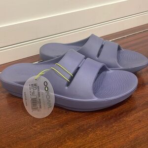 Unisex OOFOS OOAHH Slide, Water Drop, NWT, W 13, M 11